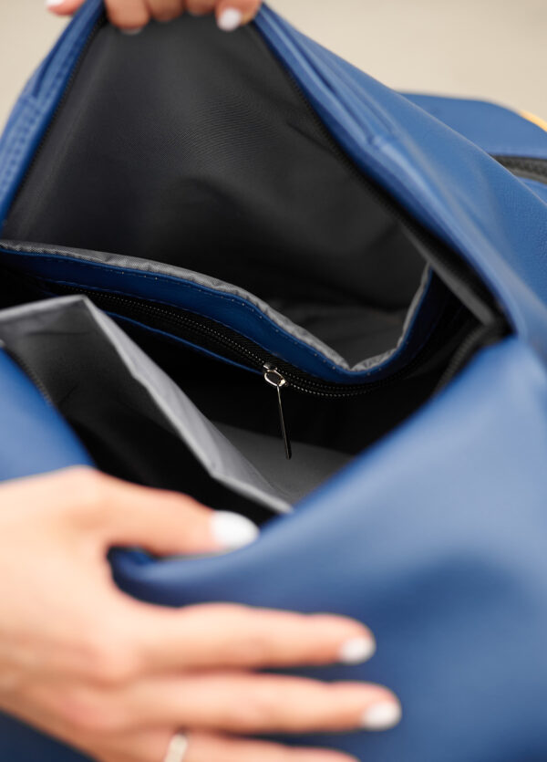 Женский рюкзак Sambag ReneDouble голубой с желтым