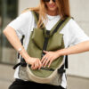 Рюкзак жіночий Sambag ReneDouble хакі