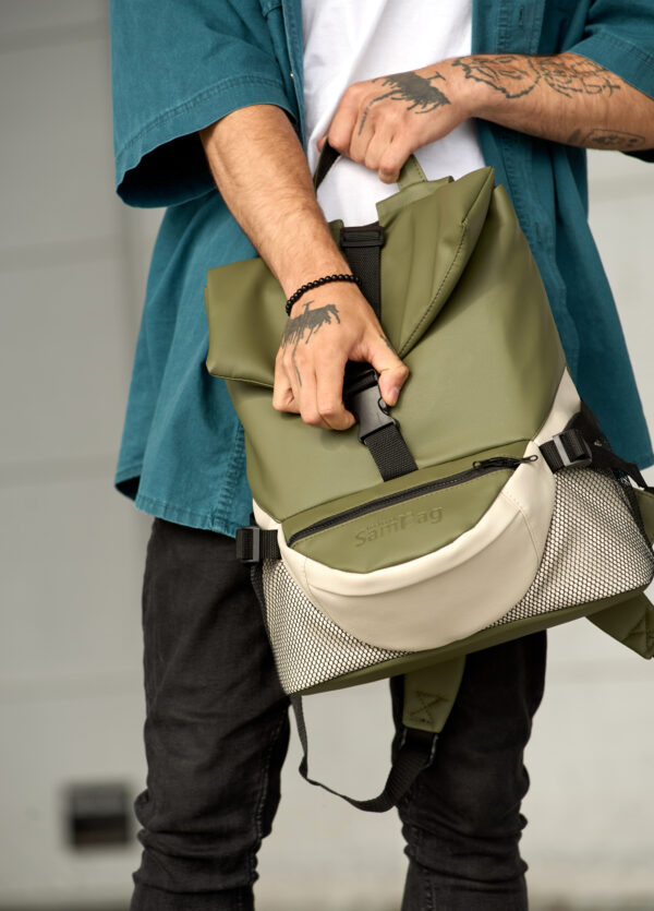 Мужской рюкзак Sambag ReneDouble хаки