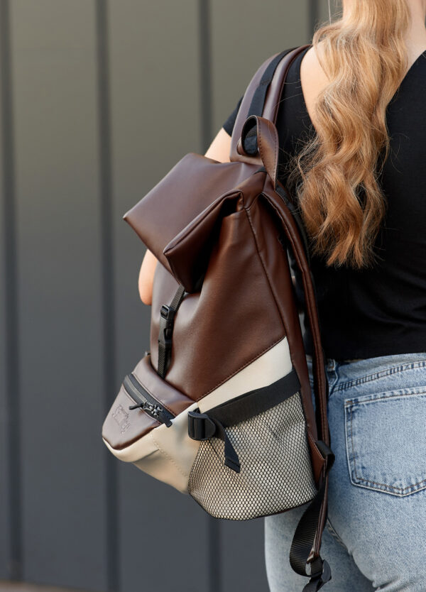 Рюкзак жіночий Sambag ReneDouble шоколадний