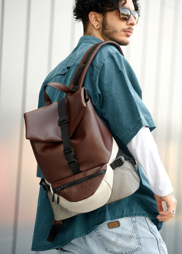 Мужской рюкзак Sambag ReneDouble шоколадный