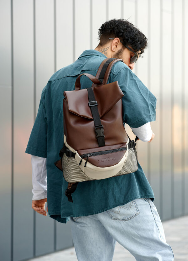 Мужской рюкзак Sambag ReneDouble шоколадный