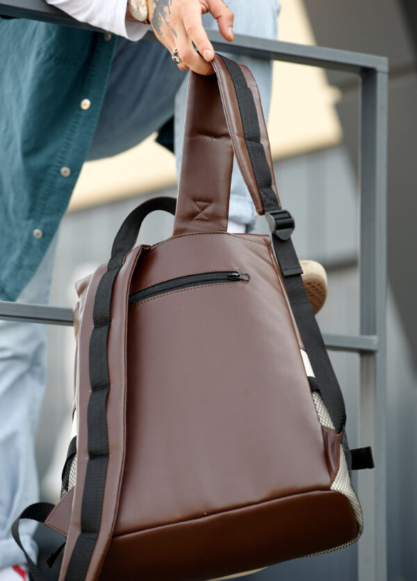 Мужской рюкзак Sambag ReneDouble шоколадный