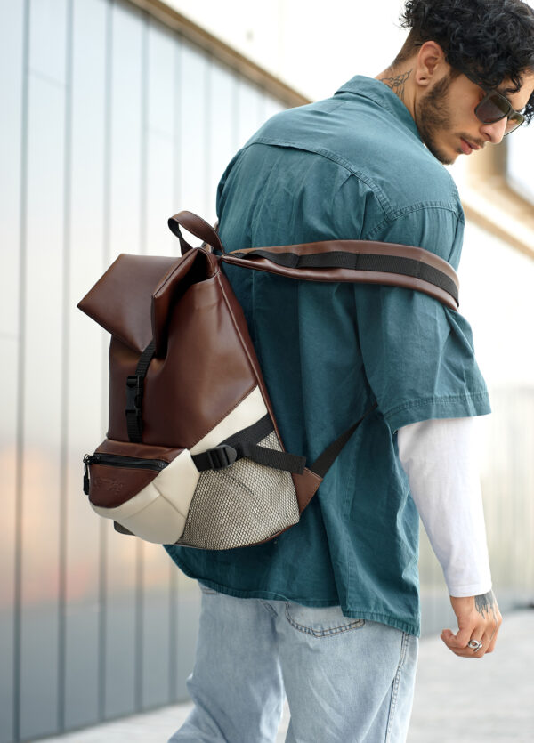 Мужской рюкзак Sambag ReneDouble шоколадный