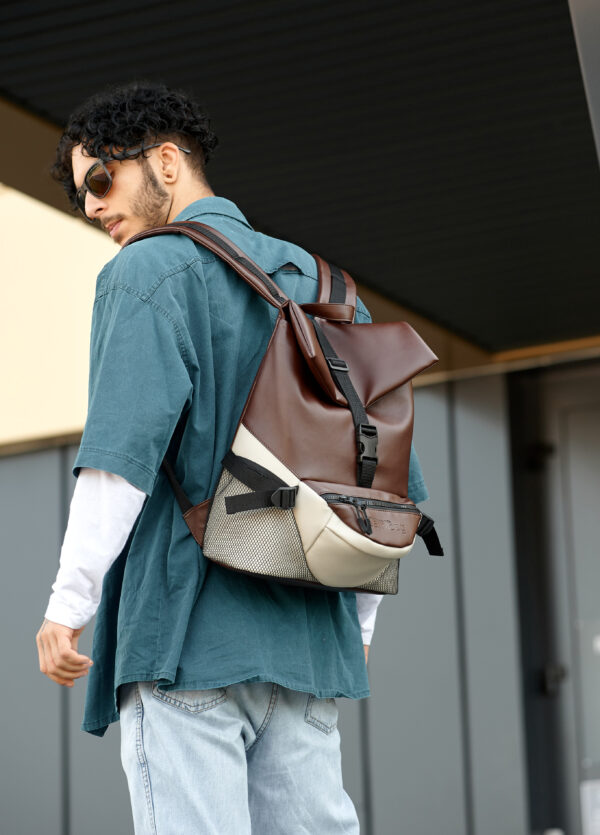 Мужской рюкзак Sambag ReneDouble шоколадный