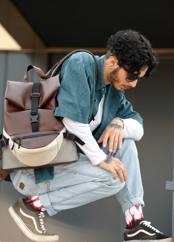 Мужской рюкзак Sambag ReneDouble шоколадный