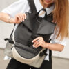 Женский рюкзак Sambag ReneDouble черный с серым