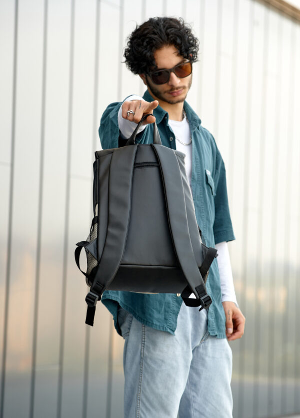 Рюкзак чоловічий Sambag ReneDouble чорний із сірим