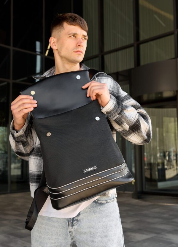 Мужской рюкзак Sambag Rene Balance черный