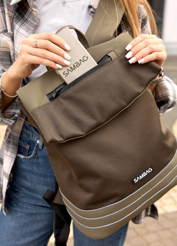 Рюкзак жіночий Sambag Rene Balance хакі