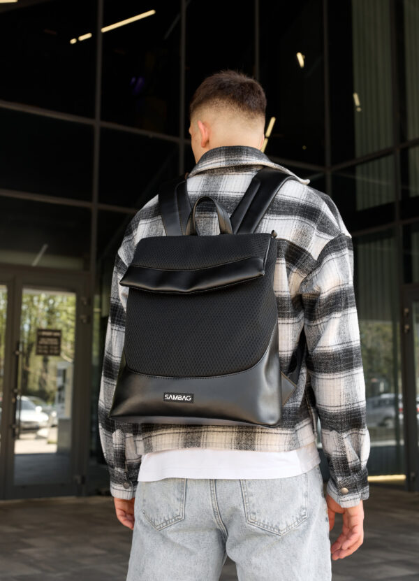 Рюкзак чоловічий Sambag Rene Option чорний