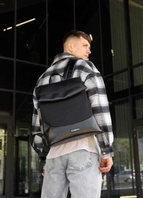 Рюкзак чоловічий Sambag Rene Option чорний