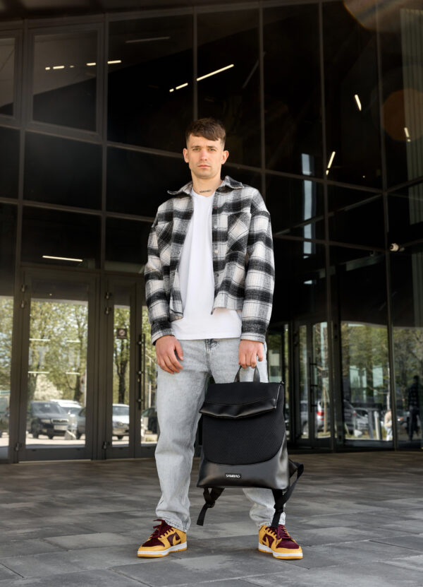 Рюкзак чоловічий Sambag Rene Option чорний