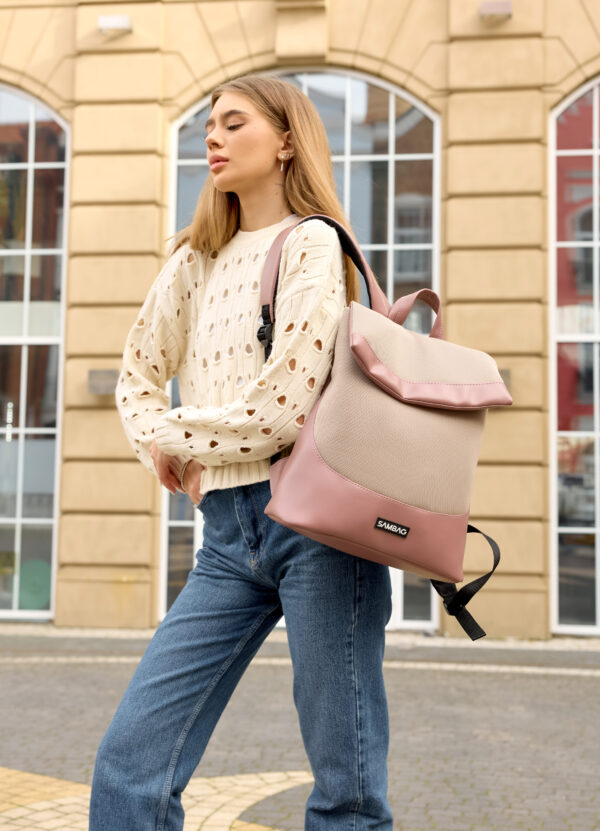 Женский рюкзак Sambag Rene Option розовый