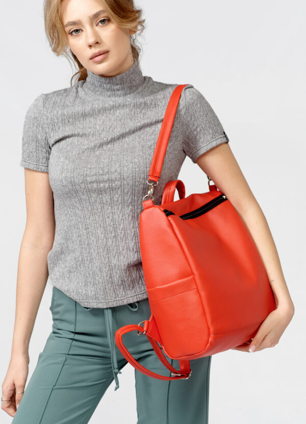 Рюкзак-сумка жіноча Sambag Trinity червона