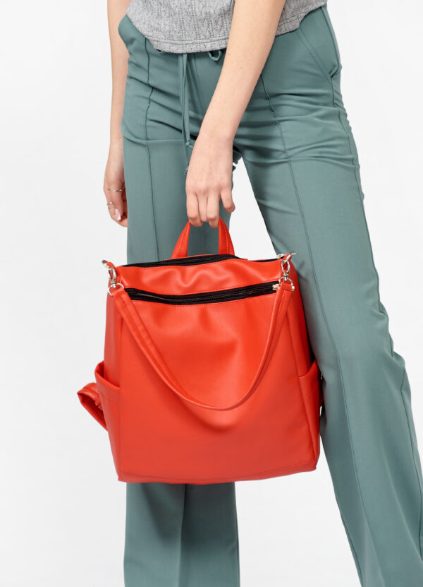 Рюкзак-сумка жіноча Sambag Trinity червона