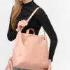 Женский рюкзак-сумка Sambag Trinity пудровая