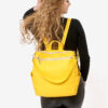 Женский рюкзак-сумка Sambag Trinity желтая