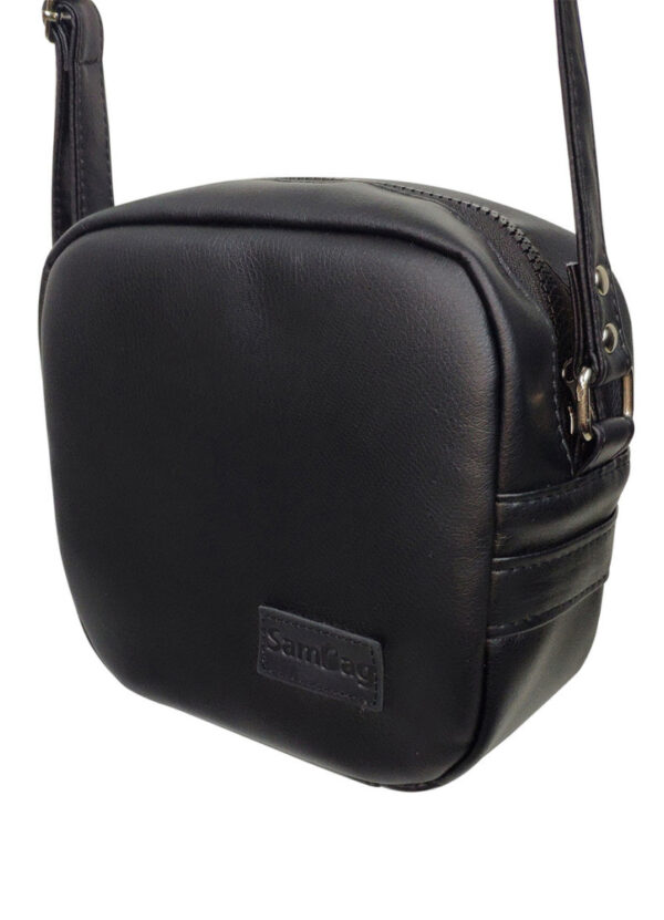 Сумка кросс-боди женская квадратная Sambag Bale SQB черная