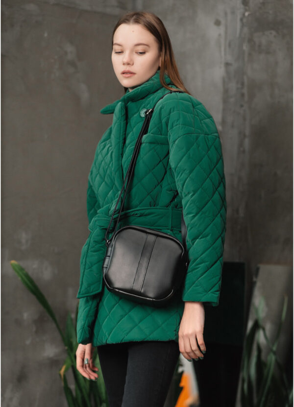 Сумка кросс-боди женская квадратная Sambag Bale SQS черная