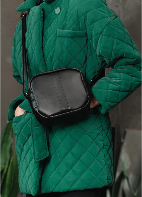 Сумка кросс-боди женская квадратная Sambag Bale SQS черная