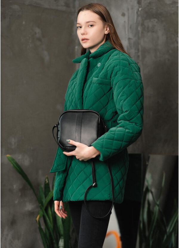 Сумка кросс-боди женская квадратная Sambag Bale SQS черная