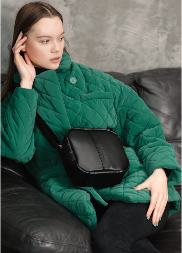 Сумка кросс-боди женская квадратная Sambag Bale SQS черная