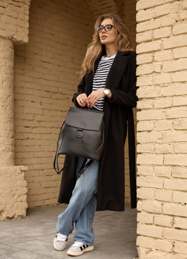 Рюкзак жіночий Sambag Leoma Britney чорний