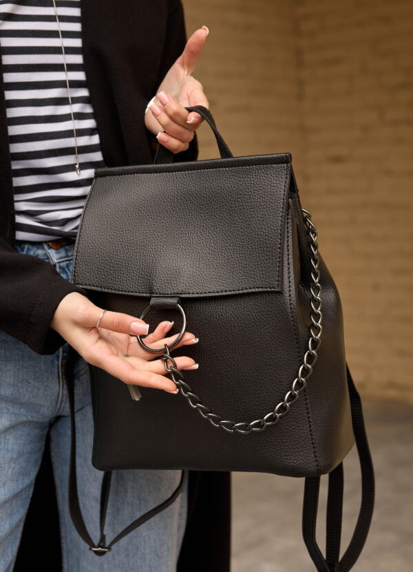 Рюкзак жіночий Sambag Leoma Britney чорний