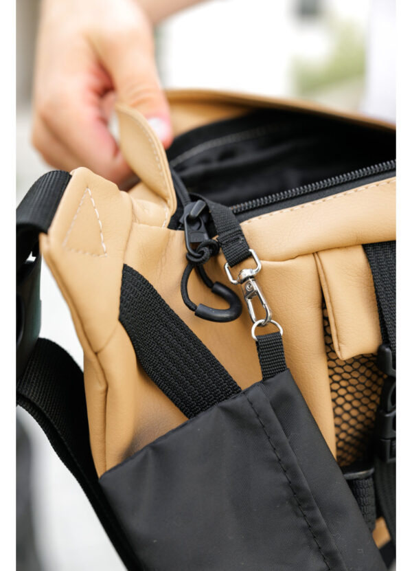 Сумка-бананка мужская Sambag Dynamicdart бежевая