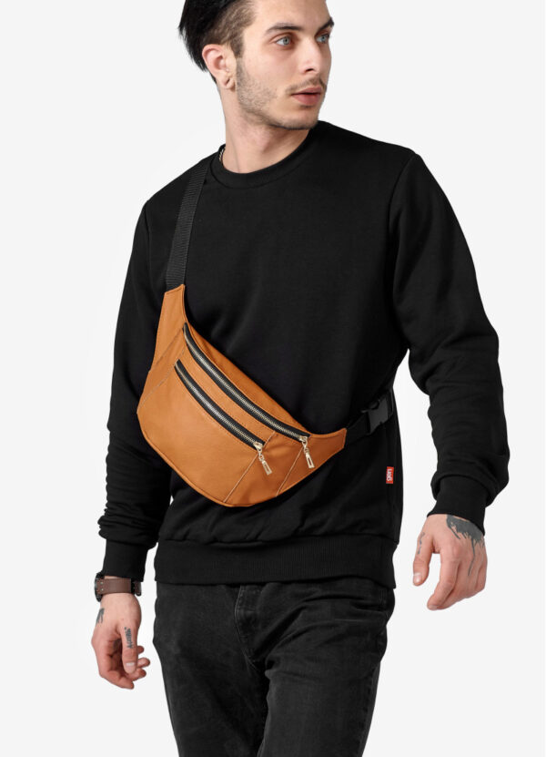 Бананка мужская большая Sambag Tirso Max коричневая