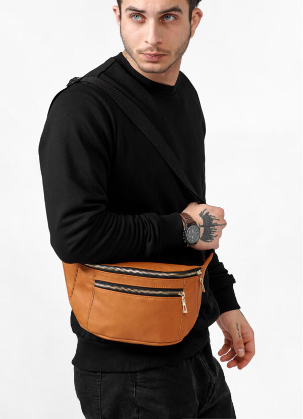 Бананка мужская большая Sambag Tirso Max коричневая