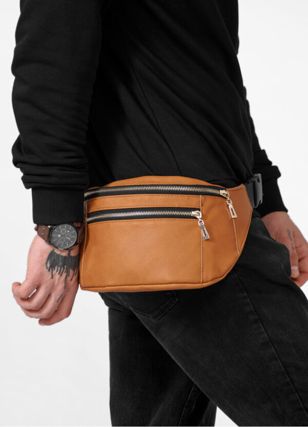 Бананка мужская большая Sambag Tirso Max коричневая