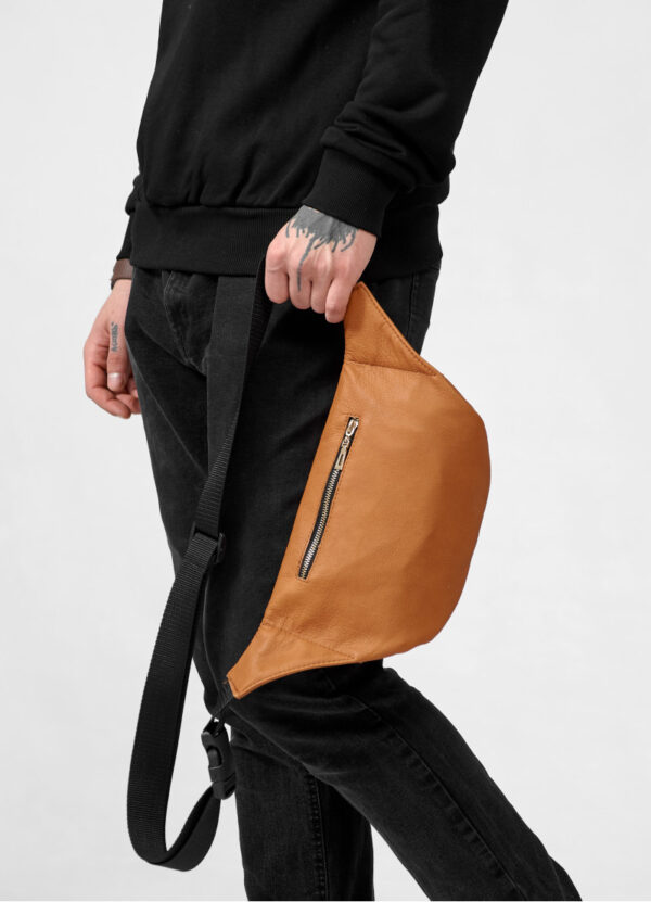 Бананка мужская большая Sambag Tirso Max коричневая