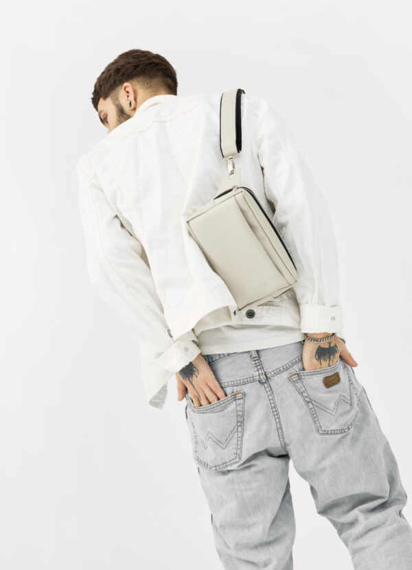 Бананка мужская прямоугольная Sambag Harvi серая