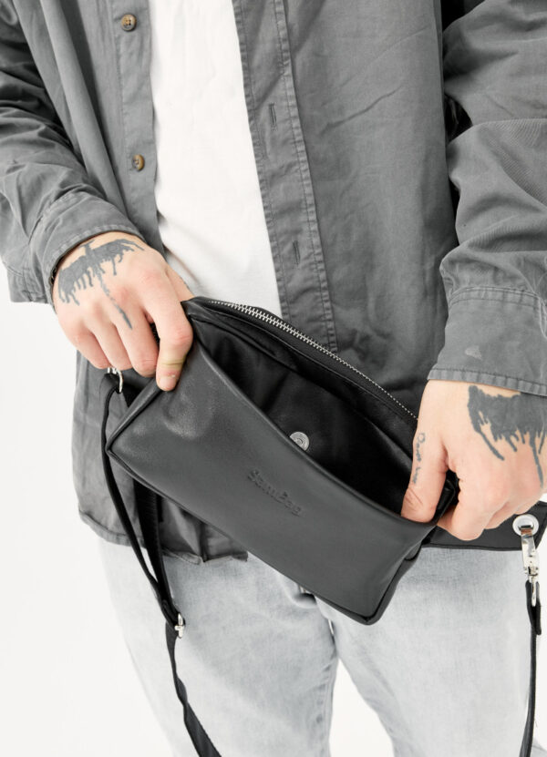 Бананка мужская прямоугольная Sambag Harvi черная