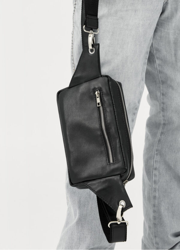 Бананка мужская прямоугольная Sambag Harvi черная