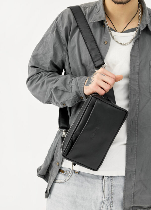 Бананка мужская прямоугольная Sambag Harvi черная