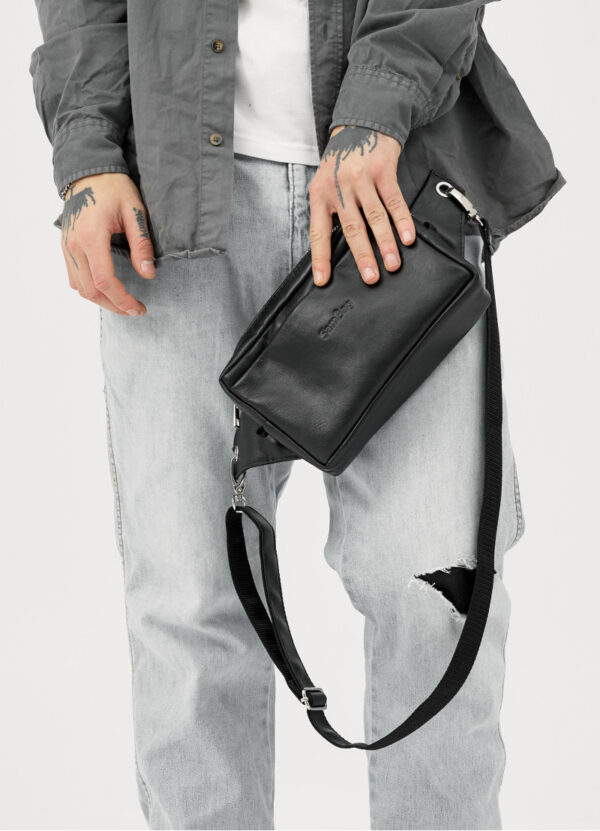 Бананка мужская прямоугольная Sambag Harvi черная