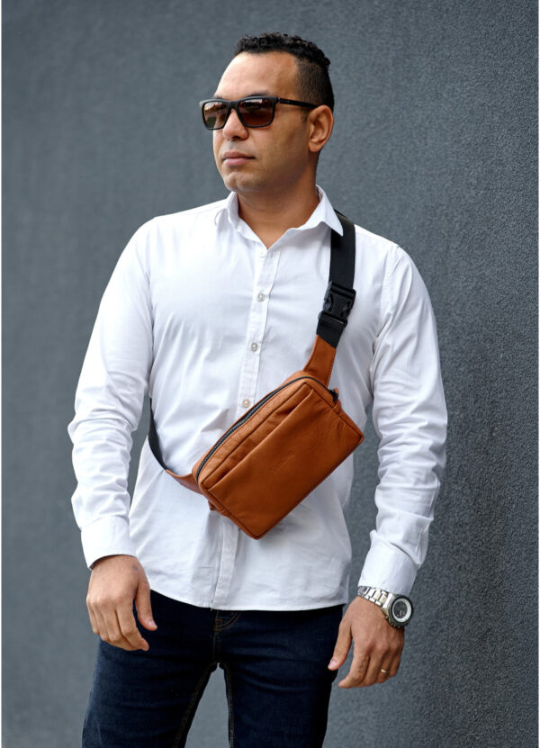 Бананка мужская Sambag Harvi коричневая