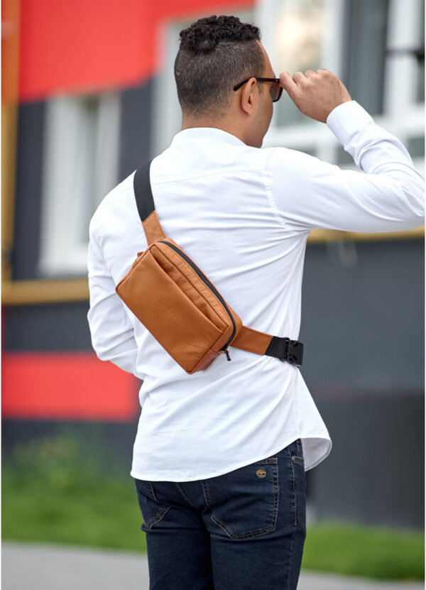 Бананка мужская Sambag Harvi коричневая