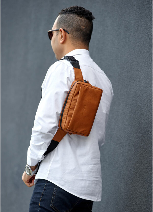 Бананка мужская Sambag Harvi коричневая