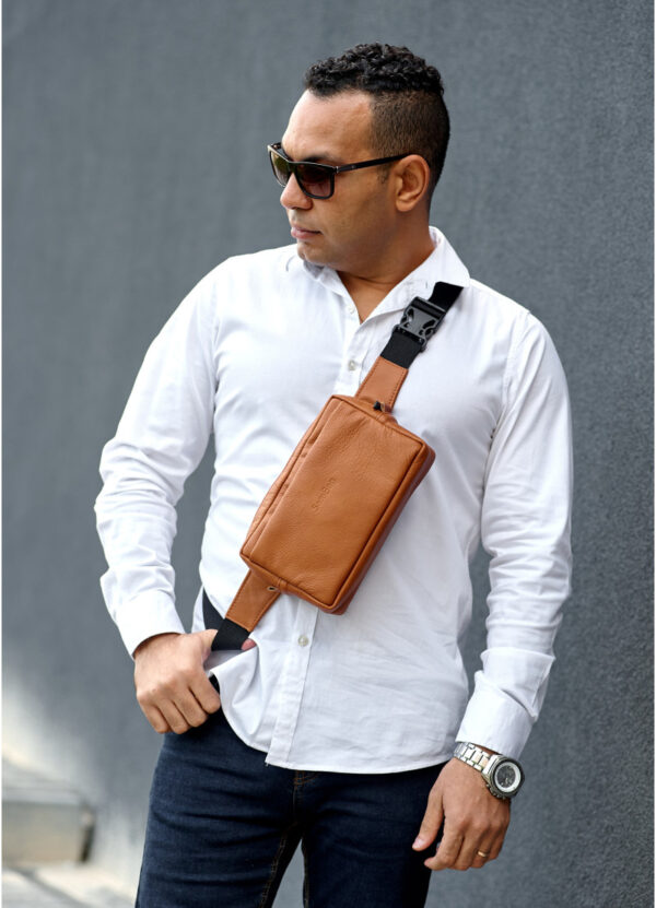 Бананка мужская Sambag Harvi коричневая