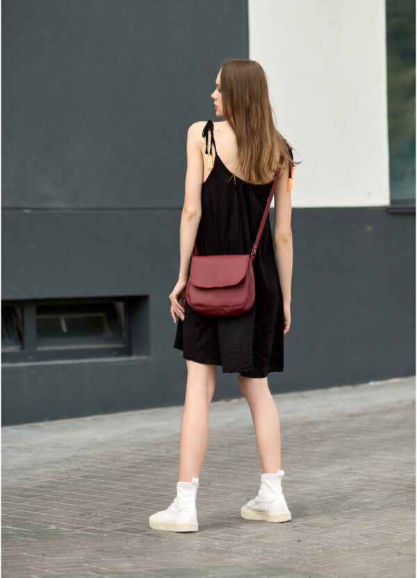 Сумка кросс-боди женская Sambag Rose Bzn бордовая