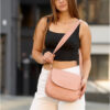 Сумка кросс-боди женская Sambag Rose Bzn пудровая