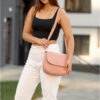 Сумка кросс-боди женская Sambag Rose Bzn пудровая
