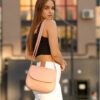 Сумка кросс-боди женская Sambag Rose Bzn пудровая