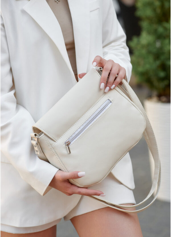 Сумка кросс-боди женская Sambag Rose Bzn бежевая