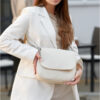 Сумка кросс-боди женская Sambag Rose Bzn бежевая