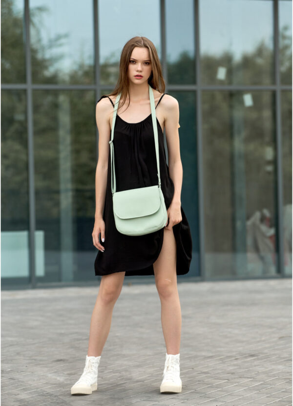 Сумка крос-боді жіноча Sambag Rose Bzn м’ятна